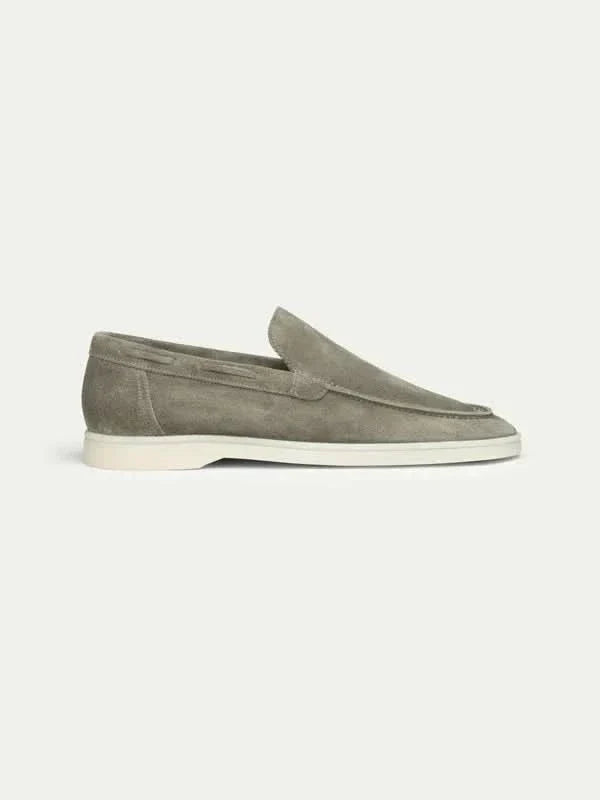 Classico | Mocassino Camoscio — Verde Oliva