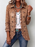 Bruna | Giacca Floreale Vintage con Volant