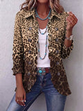 Gina | Giacca Leopardo con Volant