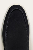 Classico | Mocassino Camoscio — Blu Navy
