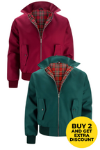 Harryson | Giacca Harrington con Fodera Tartan