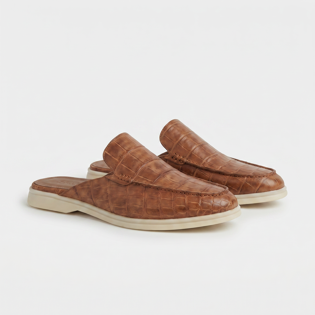 Yacht Croco | Mocassino Aperto — Cognac · Limited Edition