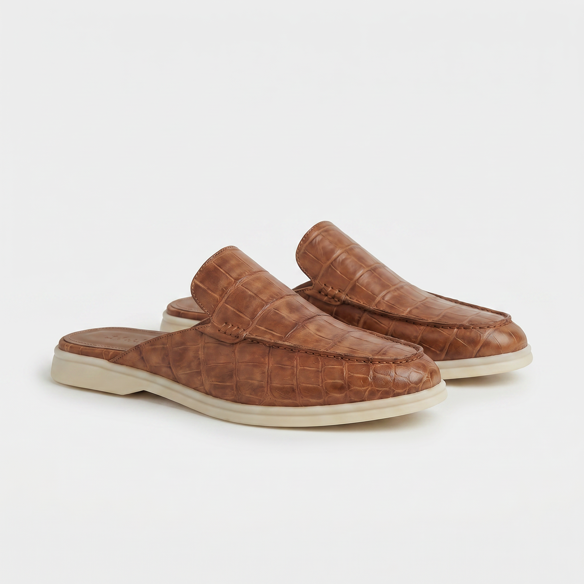 Yacht Croco | Mocassino Aperto — Cognac · Limited Edition