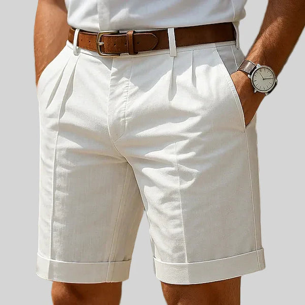 Alessandro | Pantaloncini Sartoriali con Pieghe