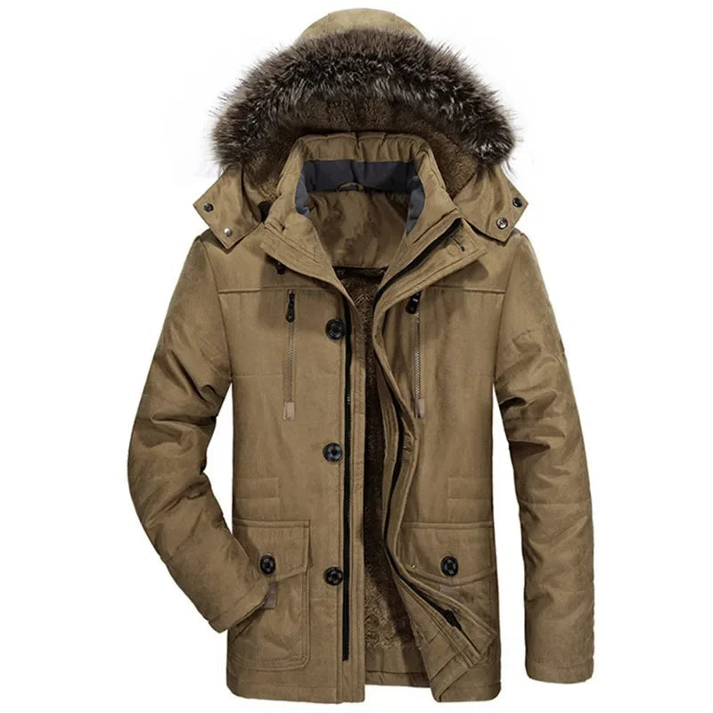 Nicola | Giacca in Cotone con Cappuccio